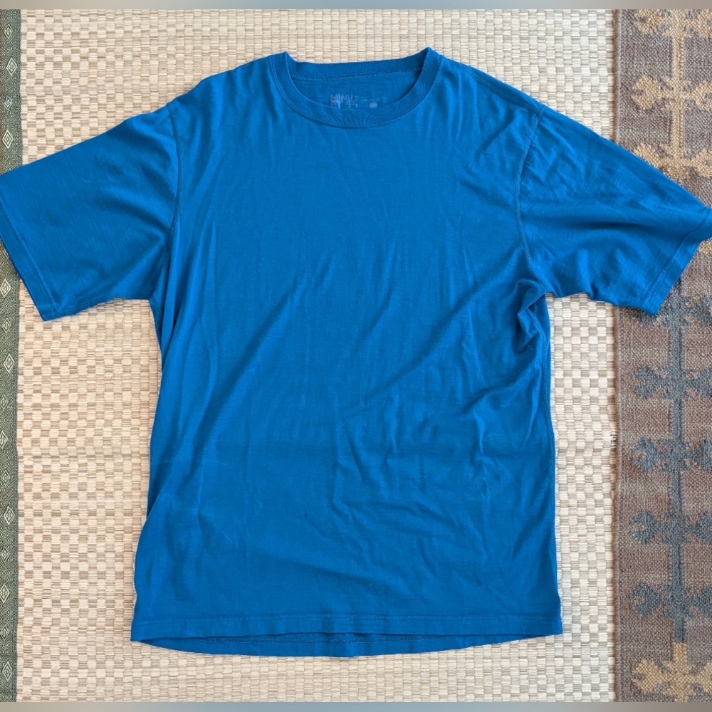 Minus33 Merino Wool T-shirt Blure Men's Size XL